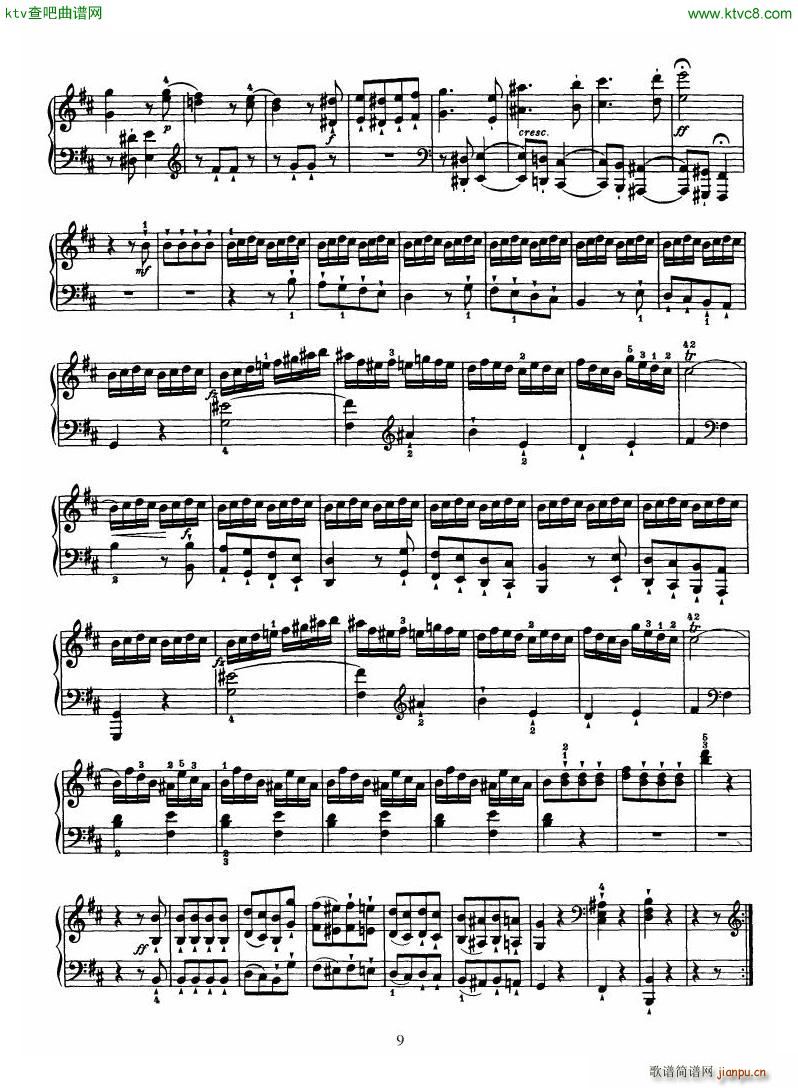 Haydn Piano Sonata No 32 In B(����V)9