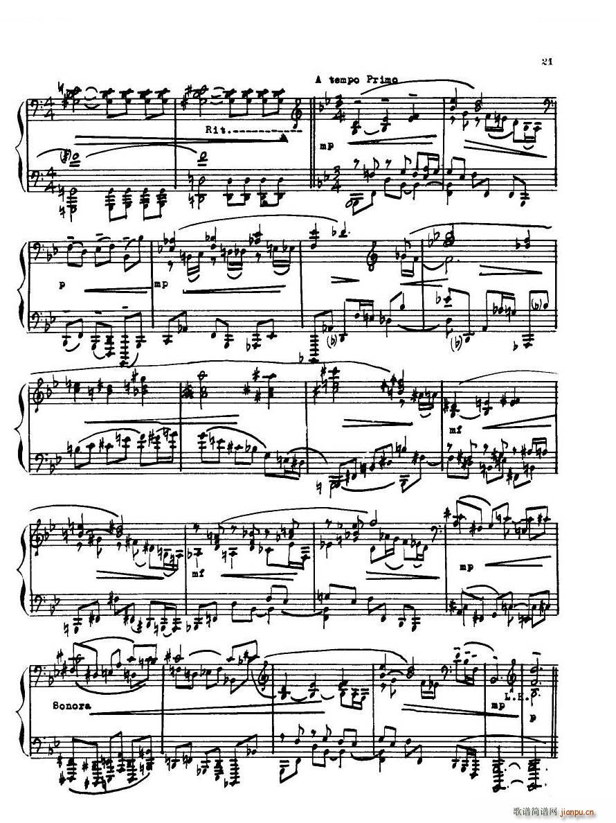 Antheil Piano Sonata No 4 Piano Sonata No 4(ʮ�ּ�����)20