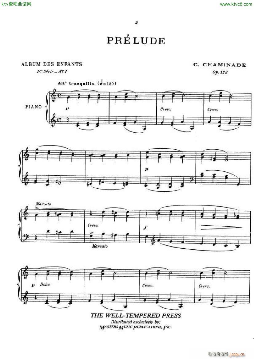 Chaminade Album des Enfants op 123(����V)1
