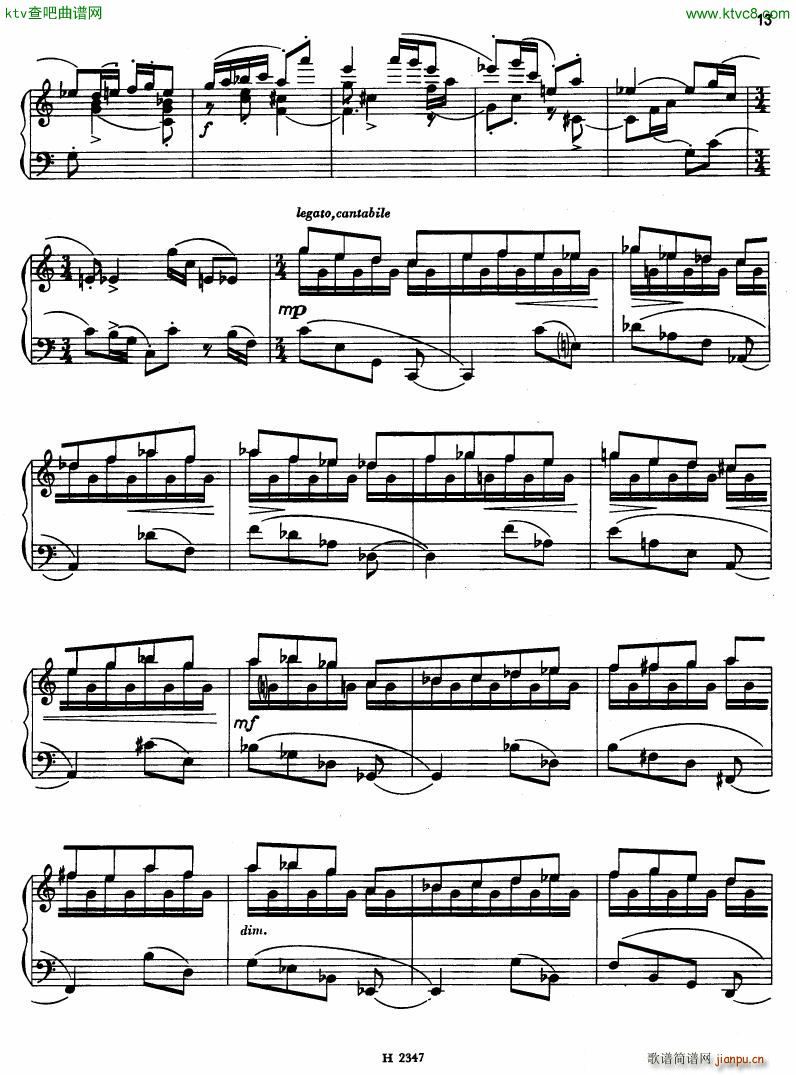 Hurnik piano sonatina(����V)13
