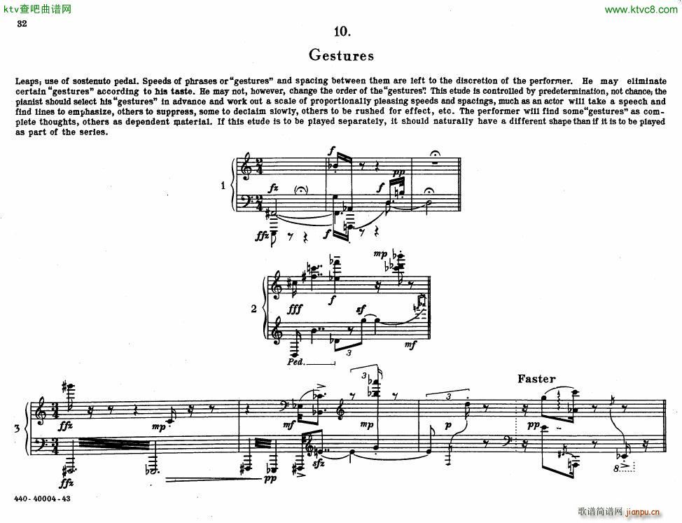 Bolcom 12 etudes for piano(����V)32