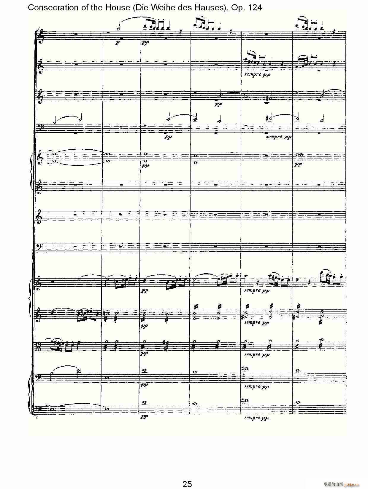 Die Weihe des HausesOp. 124(ʮ�ּ�����)25
