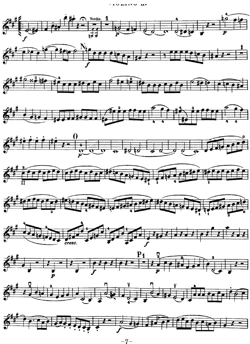 Mozart Quartet No 18 in A Major K 464 Violin 2(ʮ�ּ�����)7