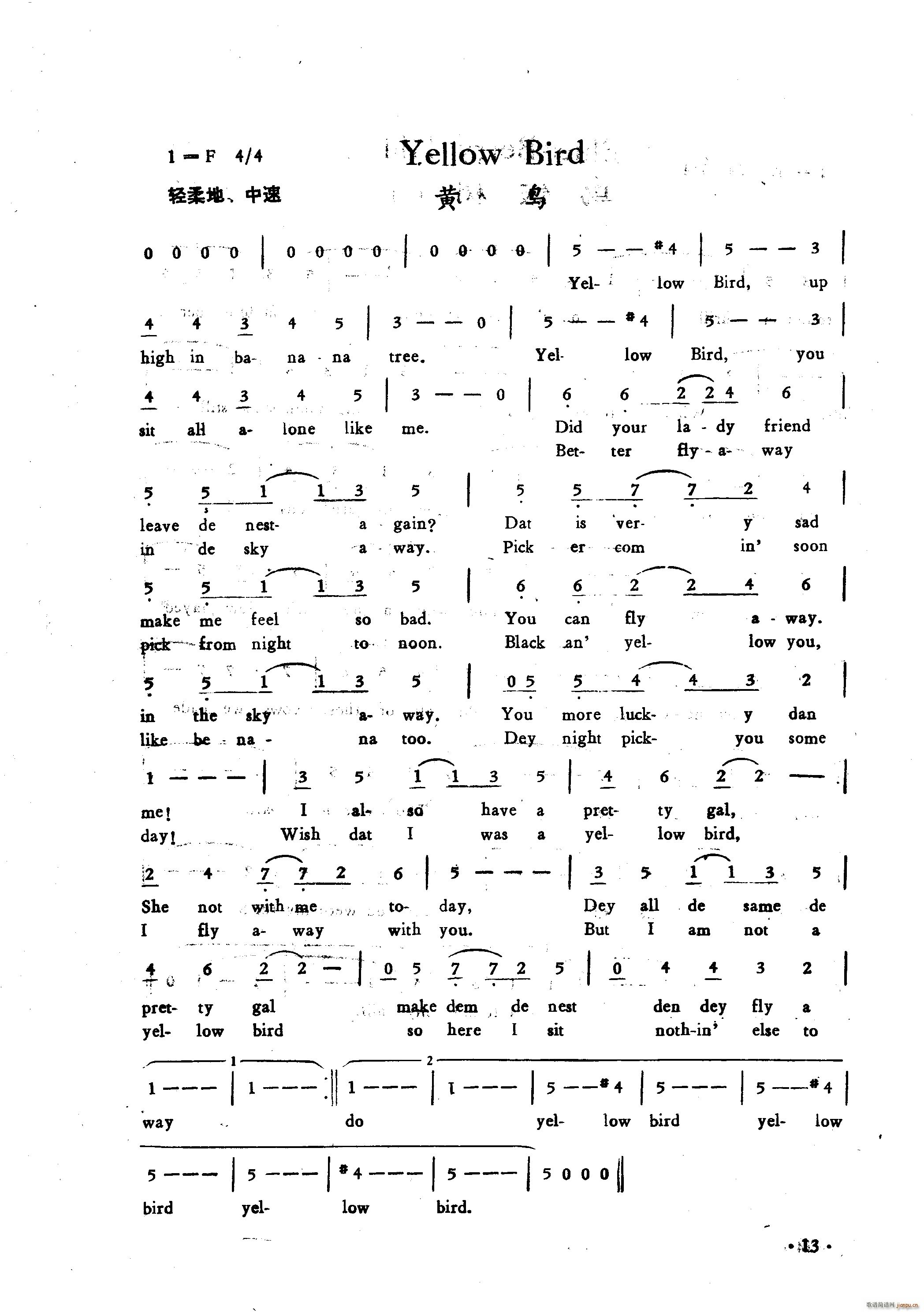 �S�B(ni��o) Yellow Bird(ʮ�ּ�����)1