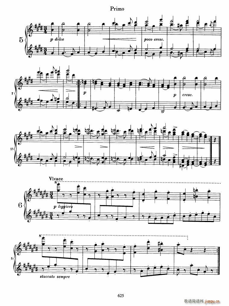 Brahms op 39 Waltzes(����V)7