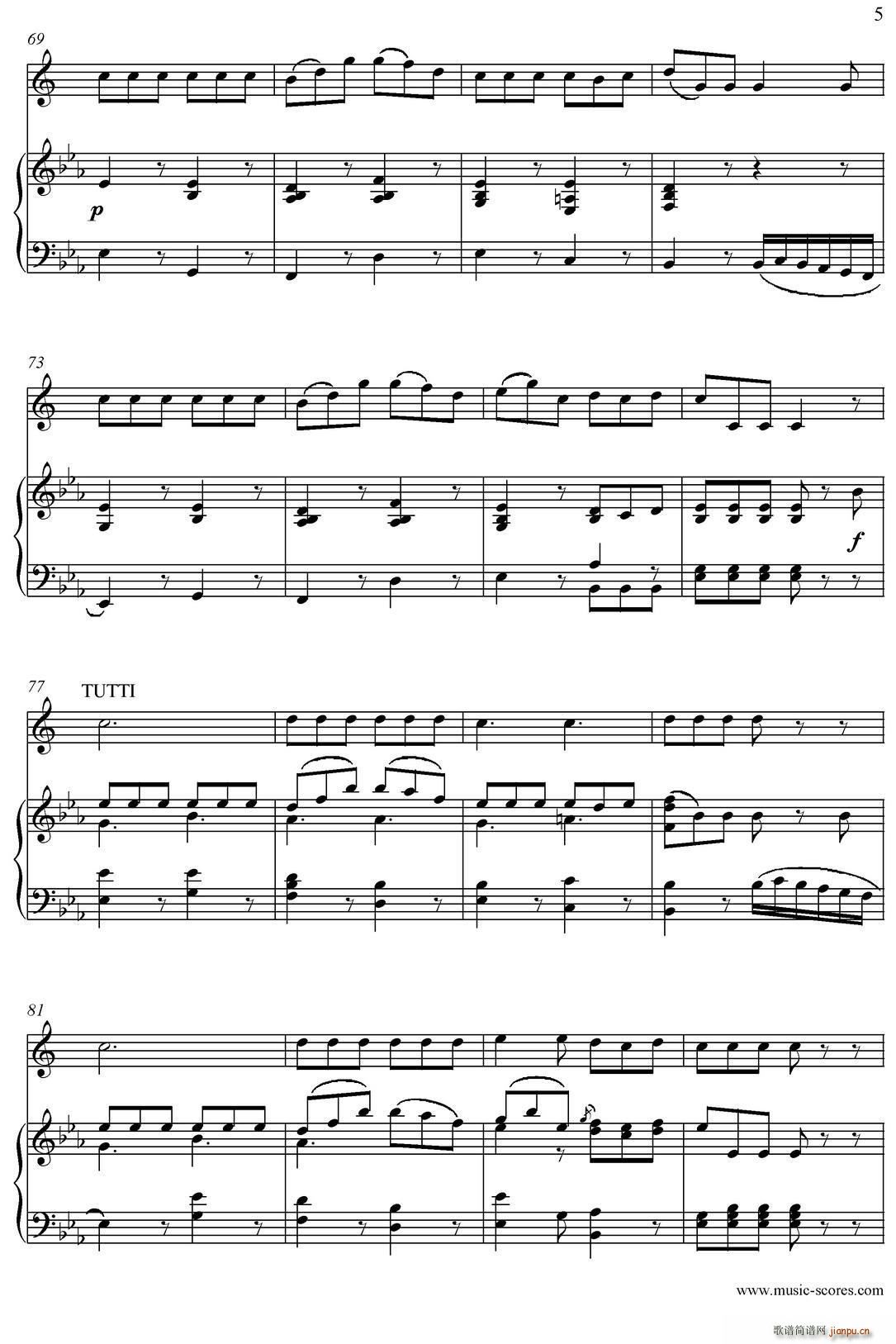 Mozart Concerto KV495 No 4 3st Rondo ������(ʮ�ּ�����)5