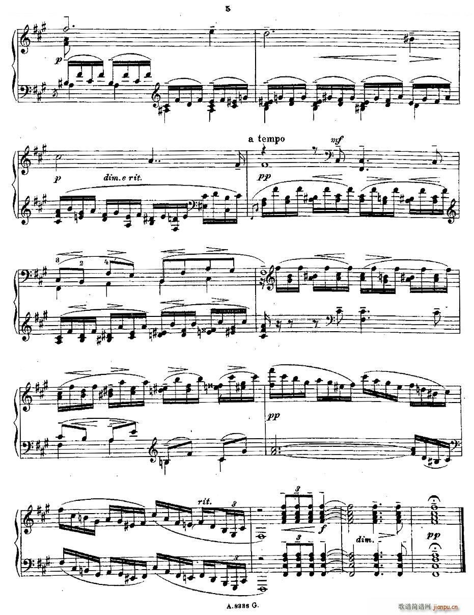 Rachmaninoff 10 Preludes Op 23 ���լ����Z�� ǰ���� ֮һ(����V)5