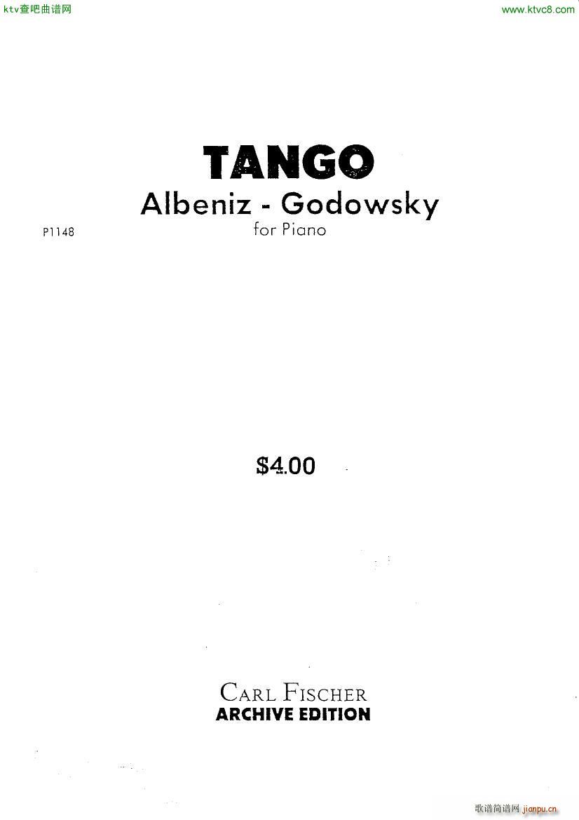 Albeniz Godowsky Tango(����V)1