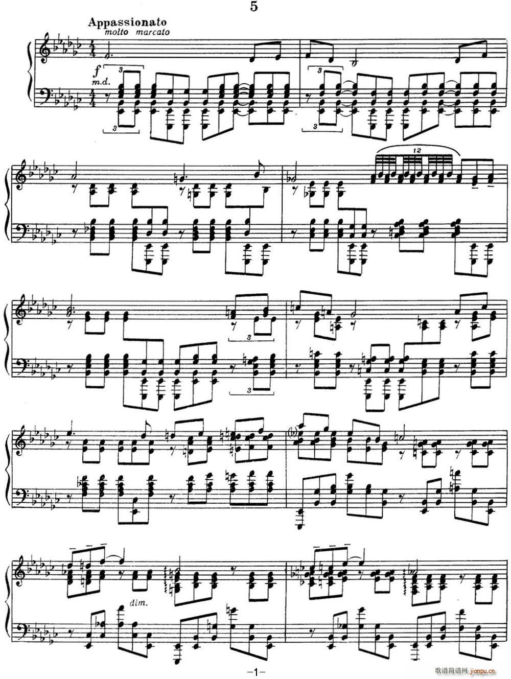 ���լ����Z�� ����(hu��)������13��14 Etudes tableaux Op 39 No 5(����V)1