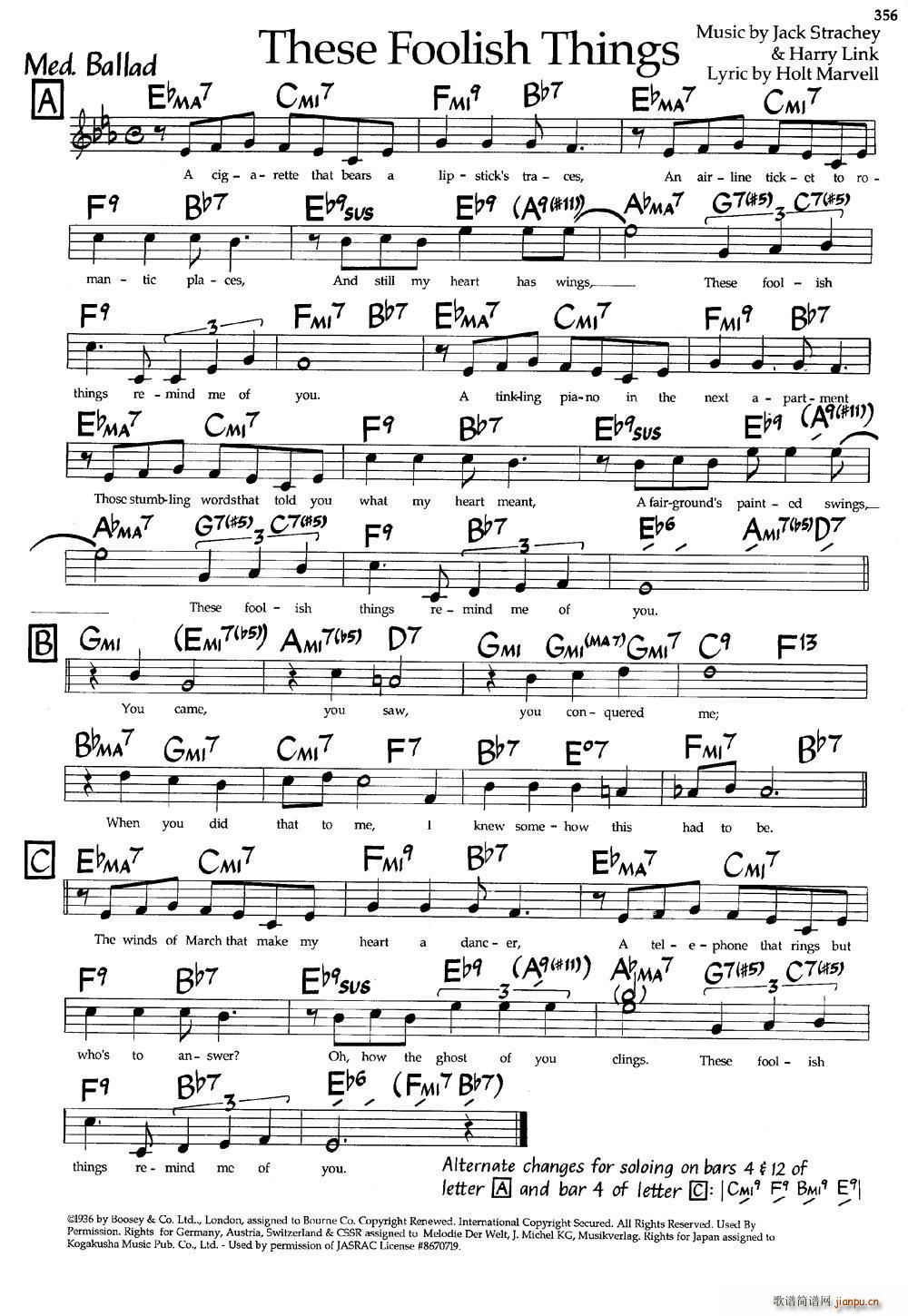 These Foolish Things ��ʿ�����(����V)1