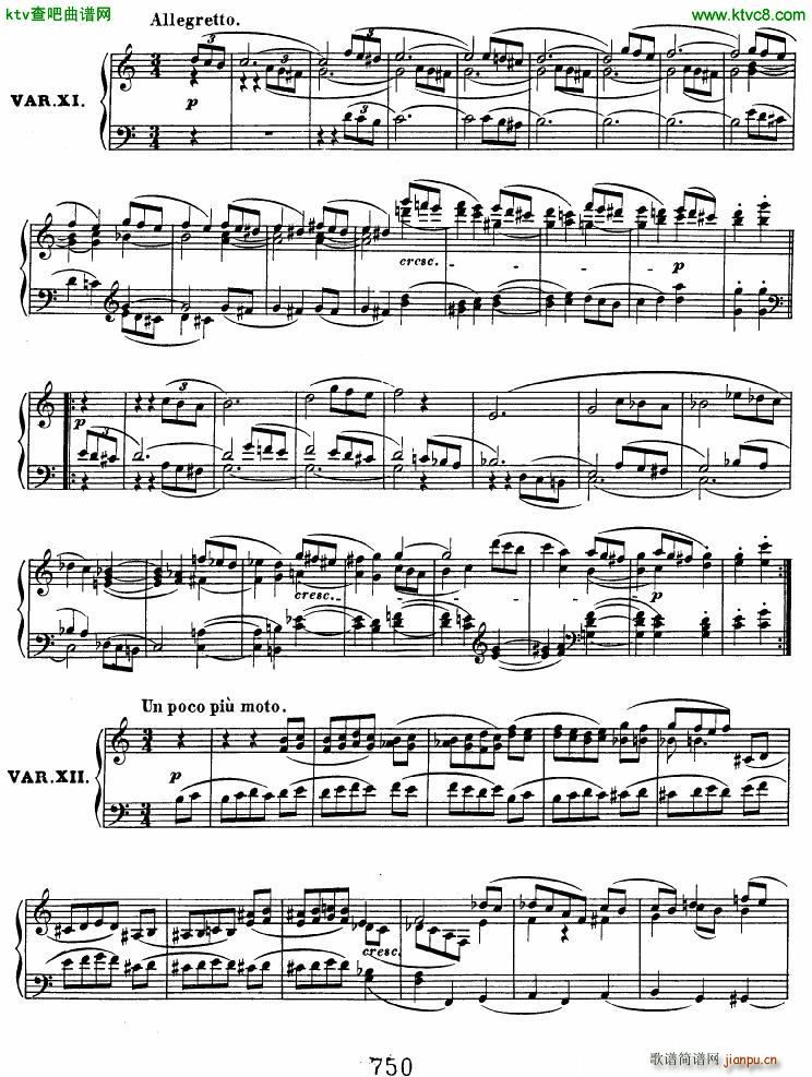 Beethoven op 120 Diabelli Variations(����V)10