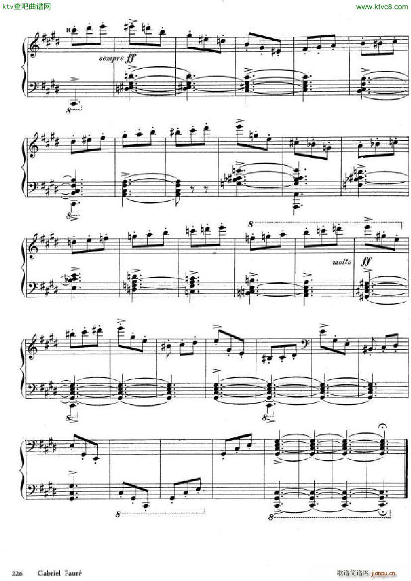Faur�� Theme et variations opus 73(����V)16