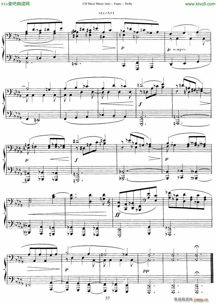 Faur�� op 56 Dolly Suite(����V)38