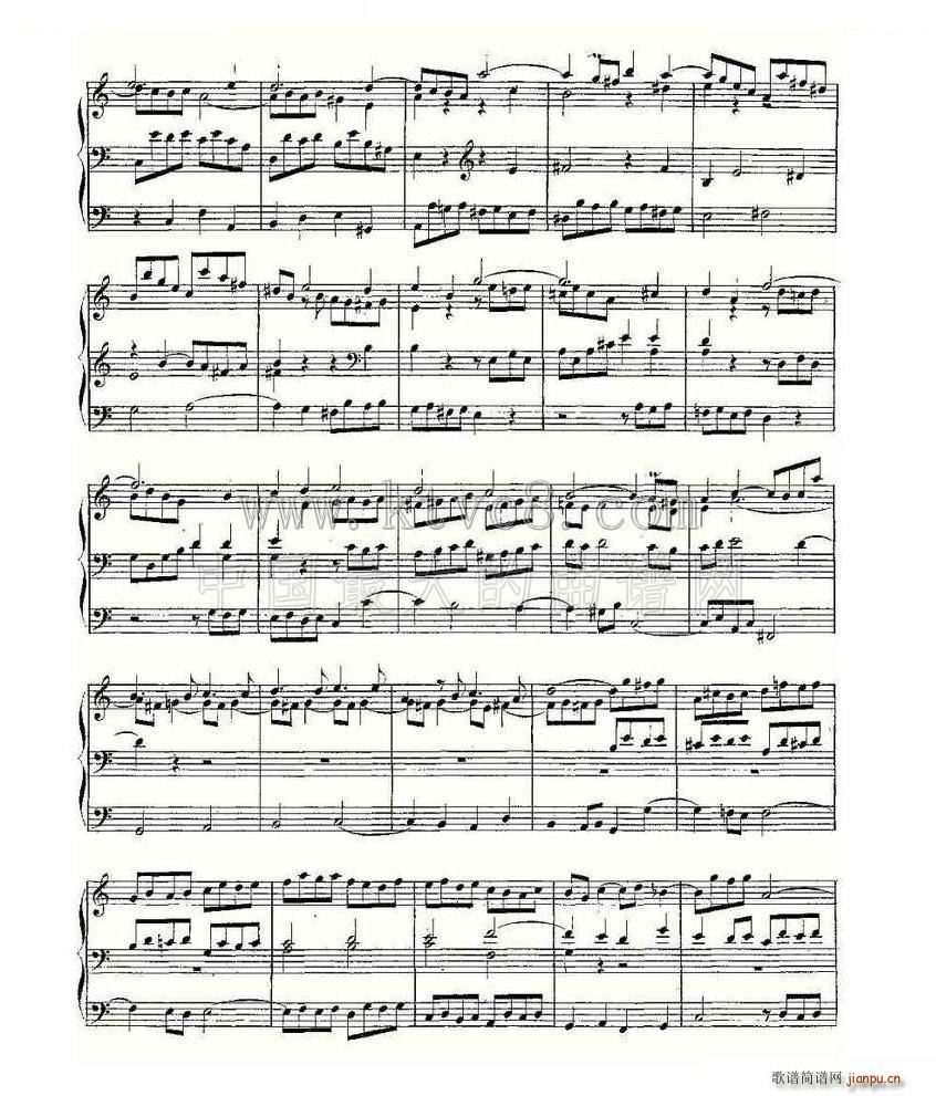 Prelude and Fugue in C Major BWV 545 ���L(f��ng)���V(ʮ�ּ�����)5