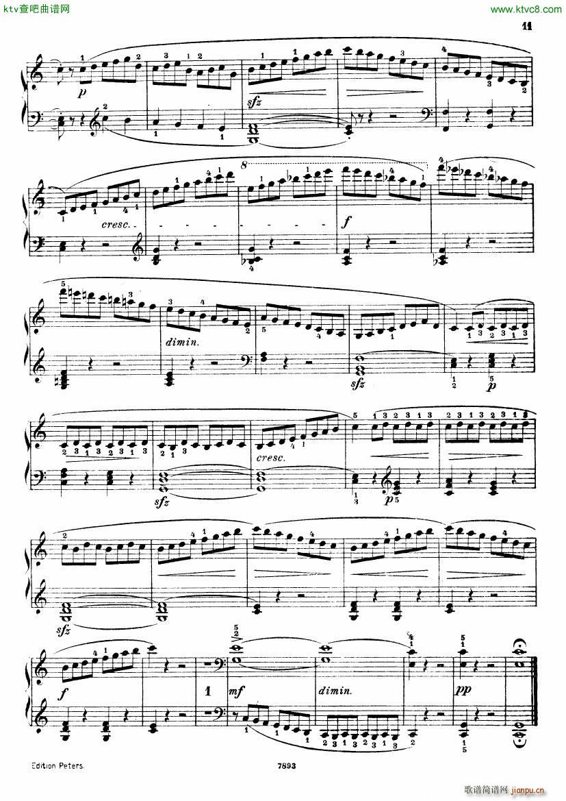 Henri Bertini 1798 1876 25 Easy Etudes Op 100(����V)12