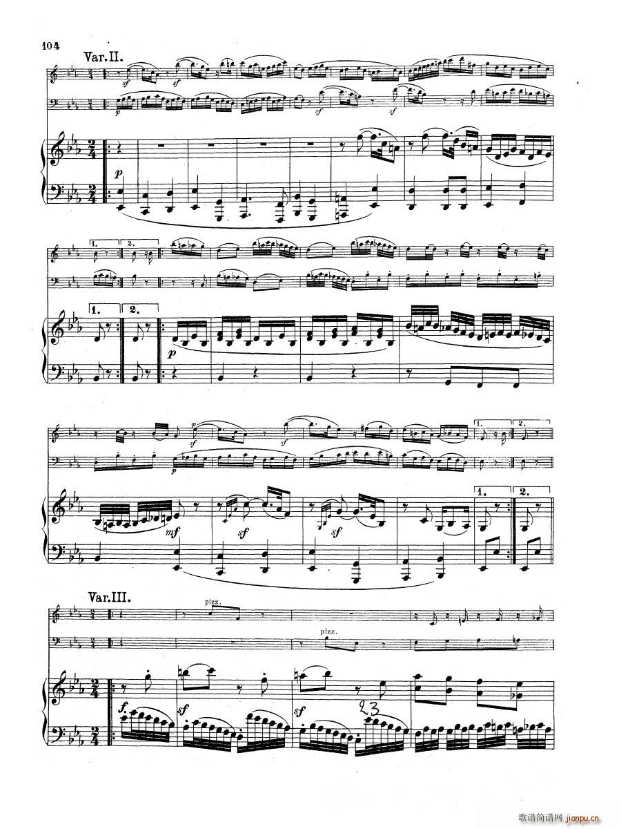 Beethoven op 1 no 3 Piano Trio(����V)16