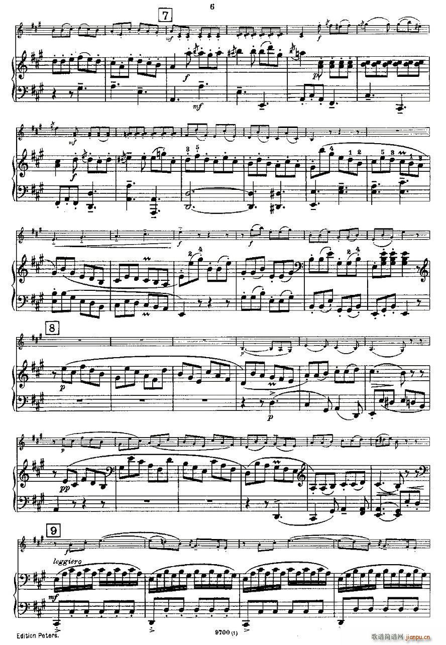 Mozart Violin Sonata No 1 KV 305 ��һС�������Q��(С�����V)6