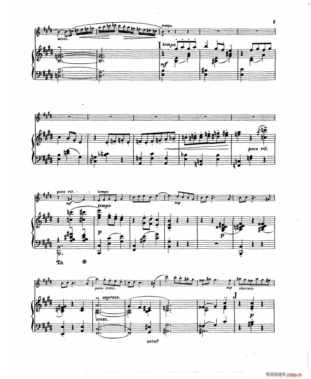 Bowen Humoresque for violin and piano(����V)11