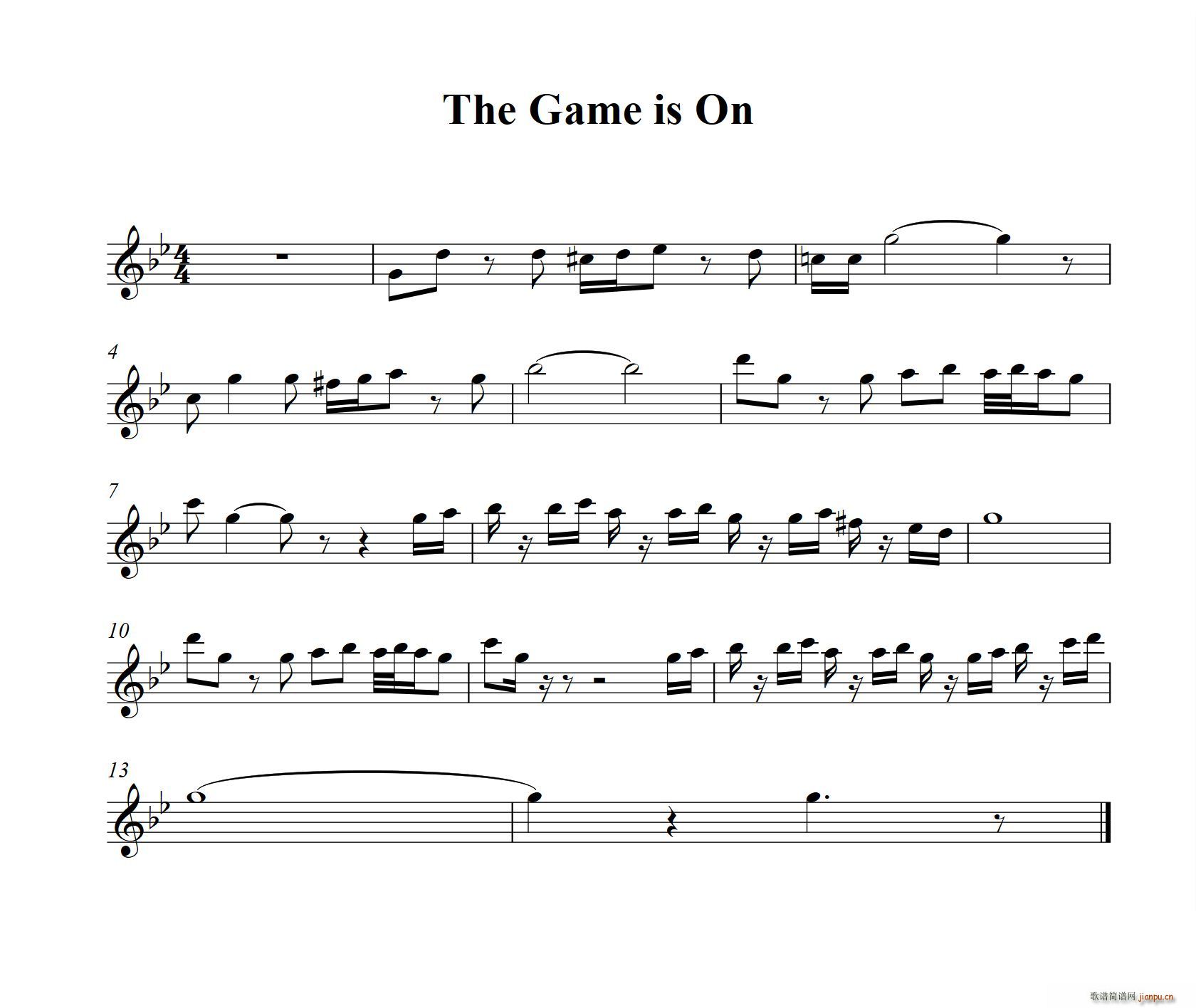 the game is on(����V)1