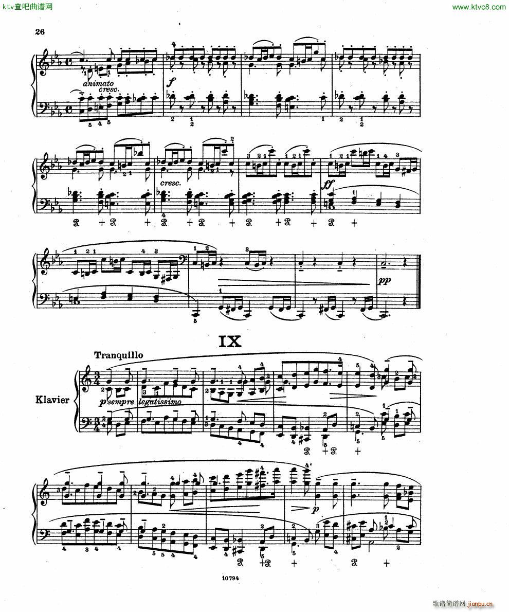 Fuchs Robert Improvisation pour clavier op 11(����V)24