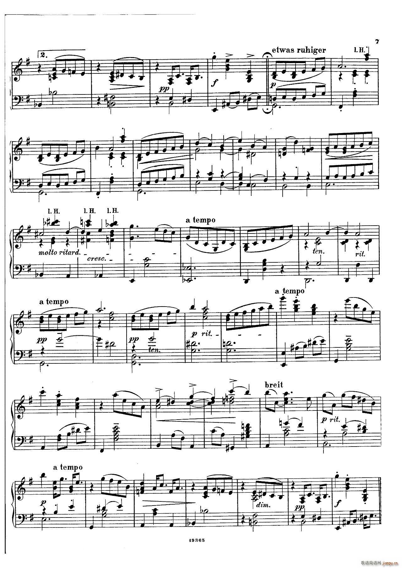 �� ��ķ��˹�� Landliche Tanzee Op 1 �l������(����V)6