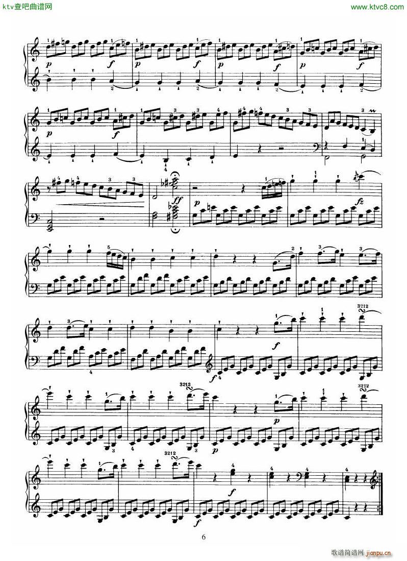 Haydn Piano Sonata No 35 In C(����V)6