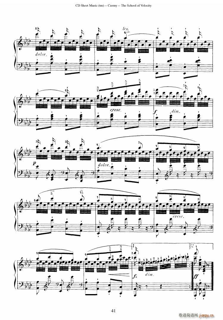 Czerny op 299 Schule der Gel ufigkeit 2(����V)41