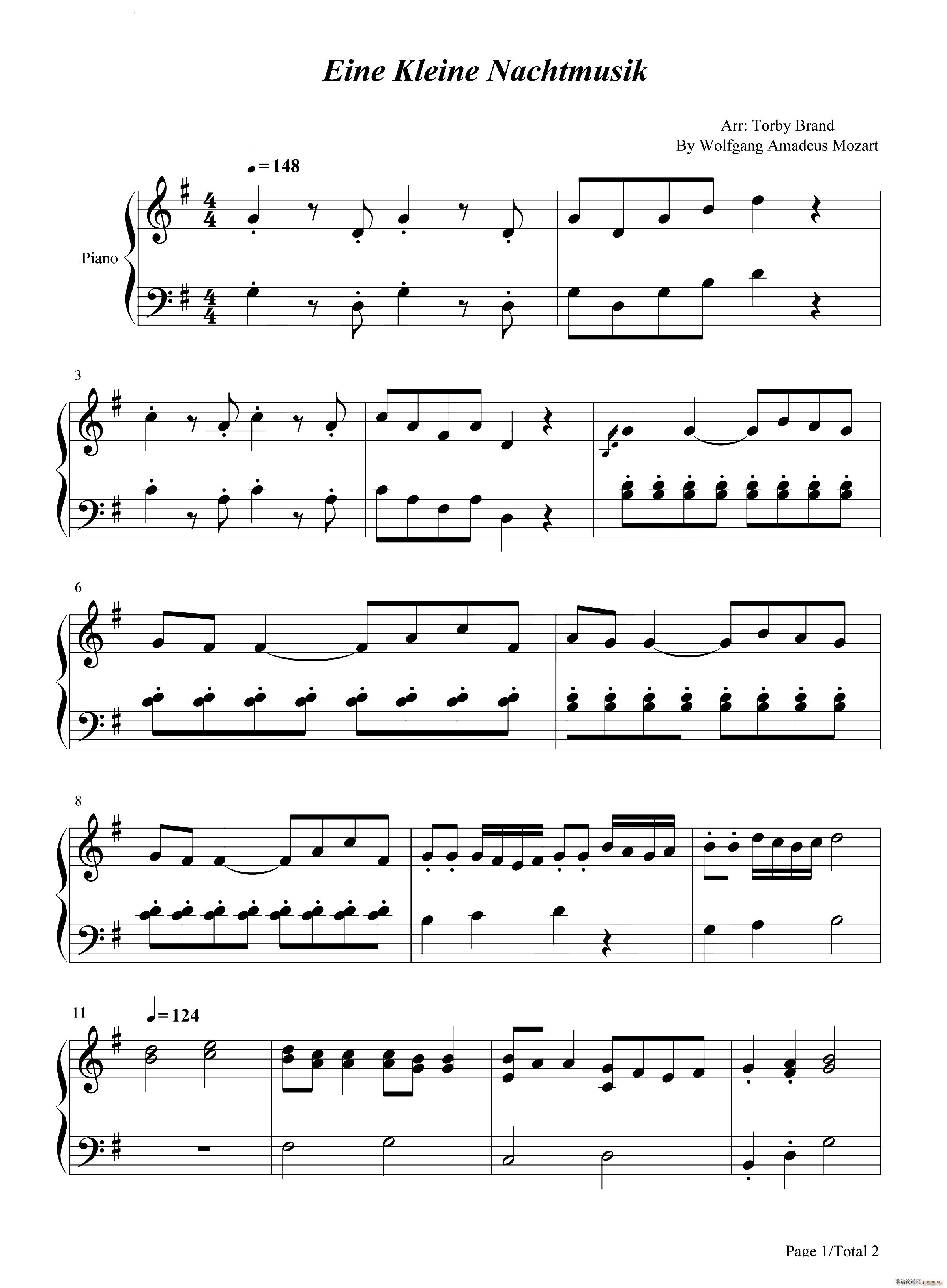 �Ҙ�(l�� )Сҹ�� G���{��13̖Сҹ�� Eine kleine Nachtmusik ��(ji��n)�ΰ�(����V)1