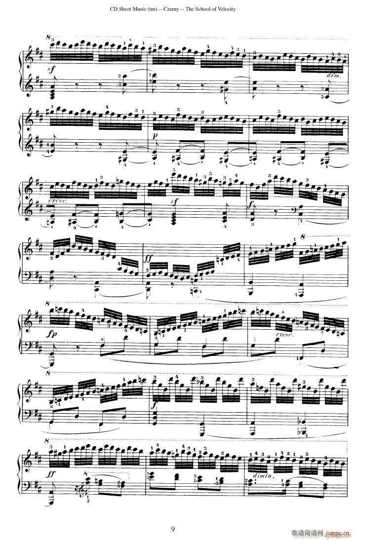 Czerny op 299 Schule der Gel ufigkeit 2(����V)9