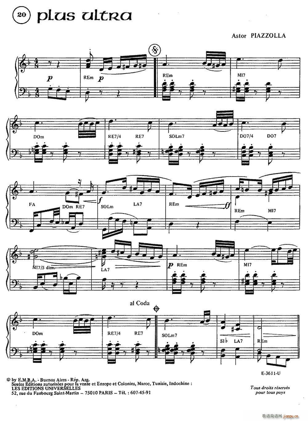 Piazzolla�ϼ� 20 Plus Ultra(���L(f��ng)���V)1