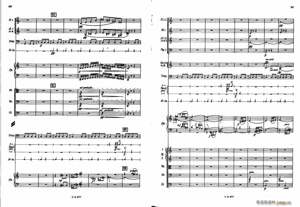 Bartok SZ 83 Piano Concerto No1 Full Score ��(����V)25
