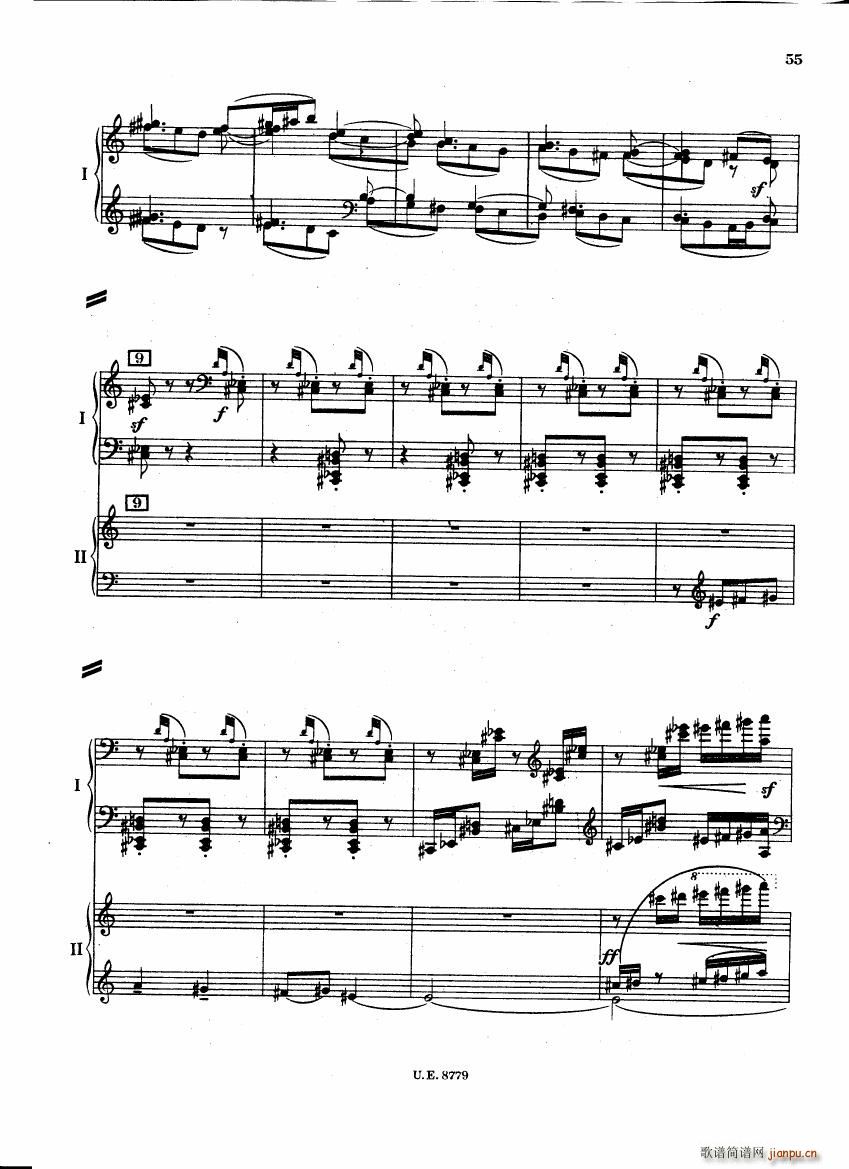 Bartok SZ 83 Piano Concerto 1 2p reduct ��(����V)12