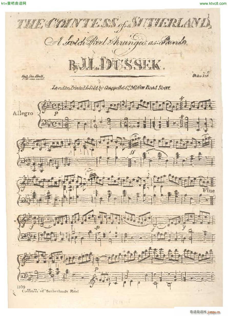 dussek countess of sutherland(����V)1