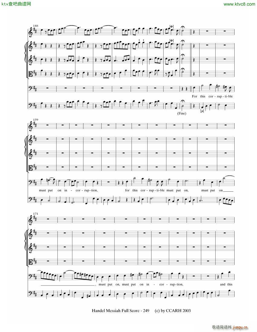 G F Handel Messiah Open Score ��(����V)8