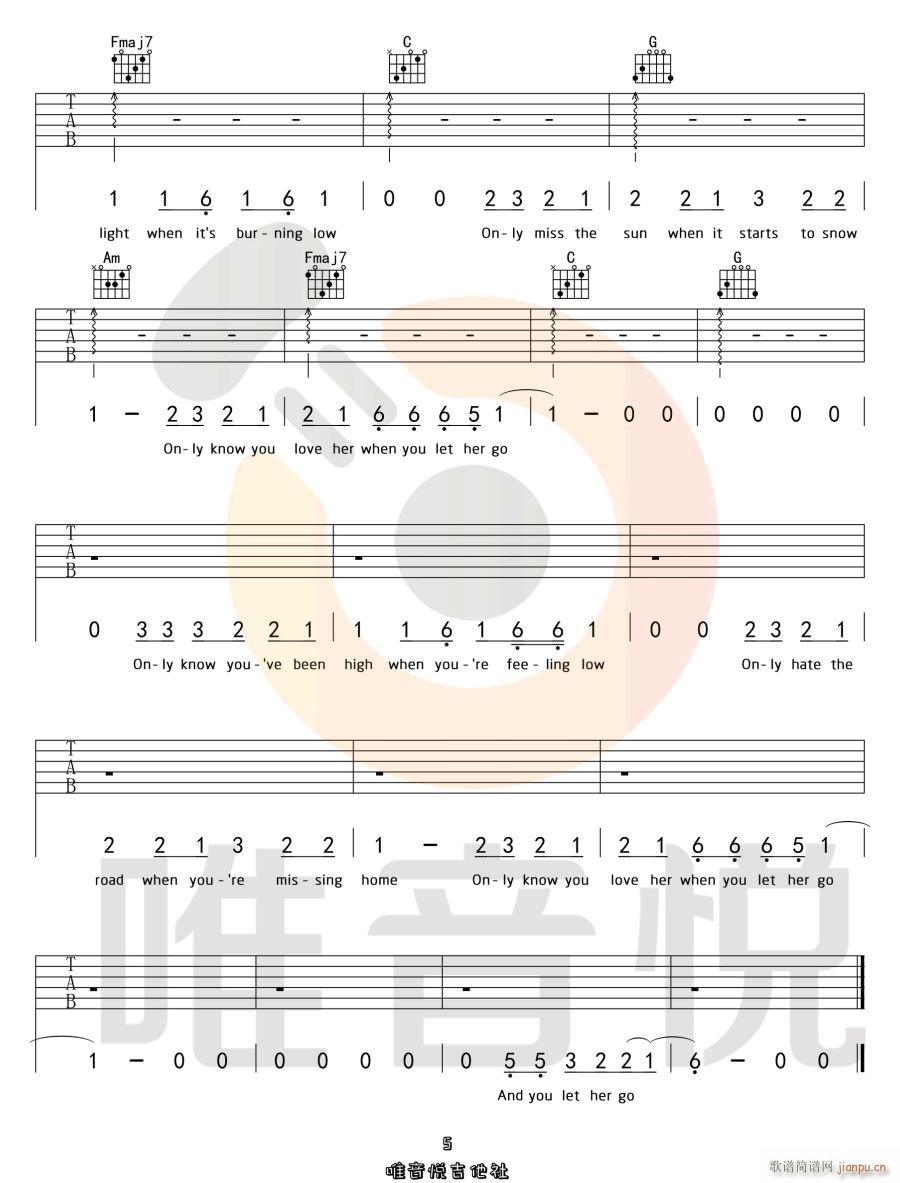 Let Her Go C�{ԭ��(�����V)5