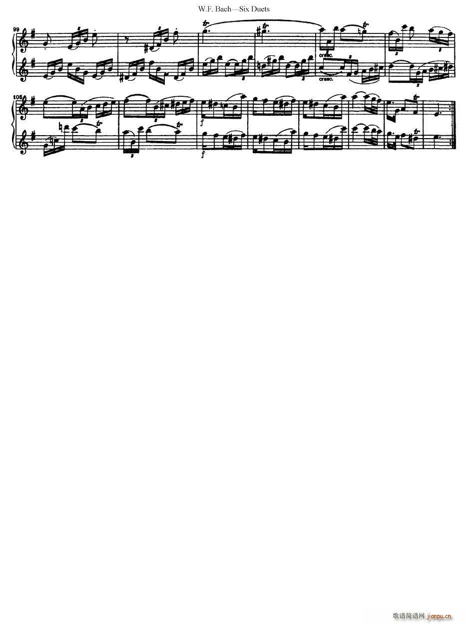 Six Duets(���ָ��V)7