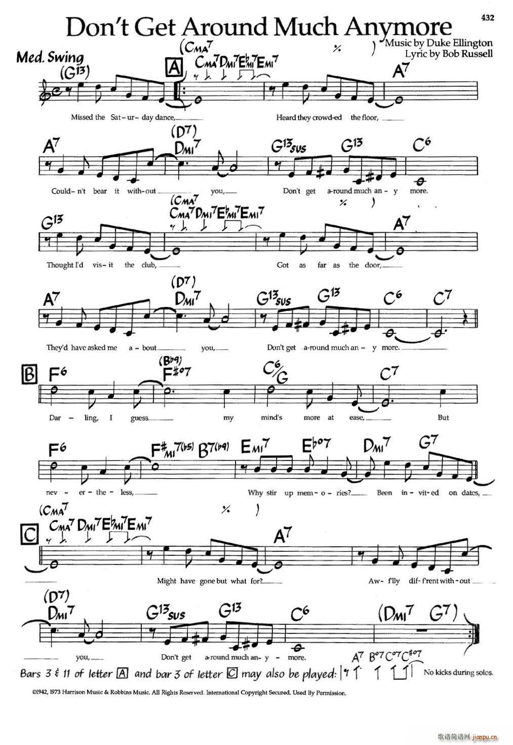 Don t Get Around Much Anymore ������(ʮ�ּ�����)1