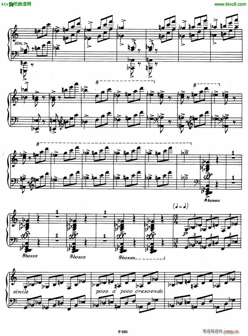 Fiser piano sonata no 3(����V)17