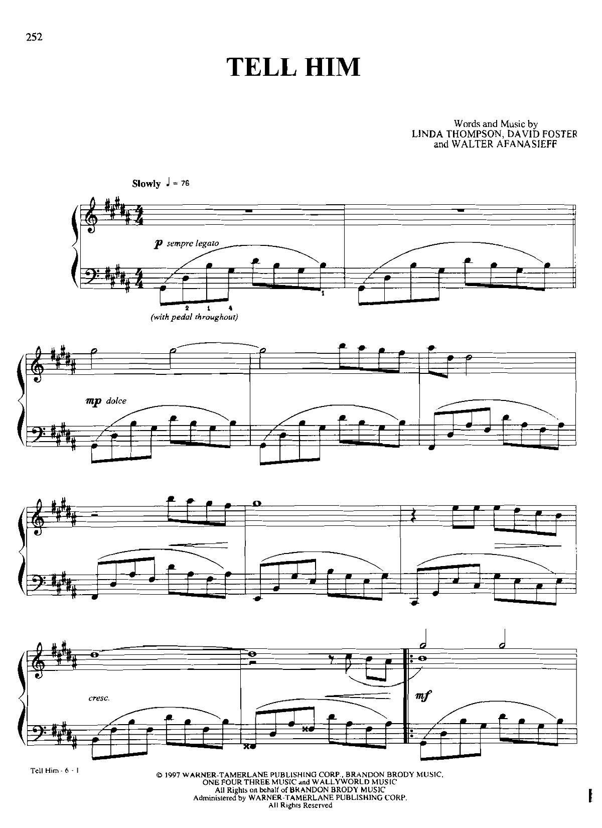 TELL HIM Dan Coates �������{ ��(����V)1