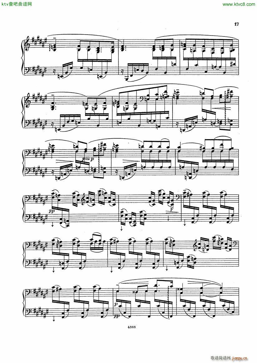Bortkiewicz Op29 12 Etudes Nouvelles Book 1(����V)16
