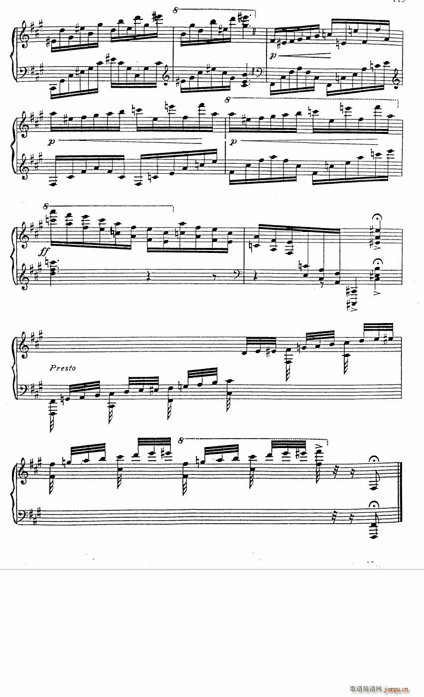 Confrey Concert Etude in F sharp minor 1929(����V)8