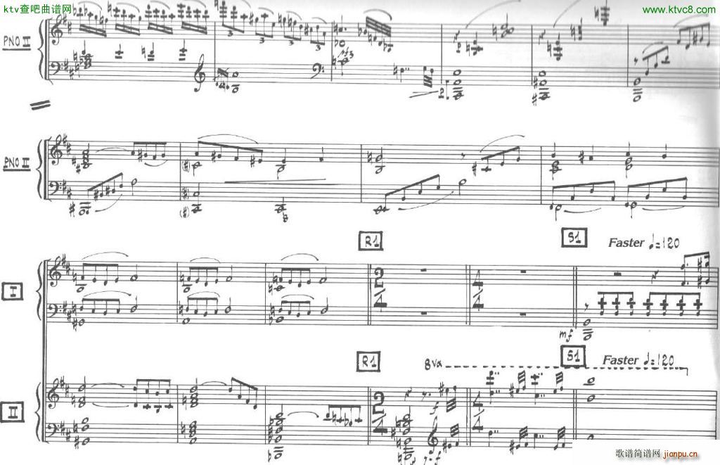 Bolling Sonata for Two Pianist no 2 Part2(����V)7