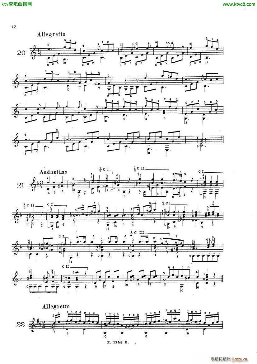 Mauro Giuliani Le Papillon op 50(����V)10