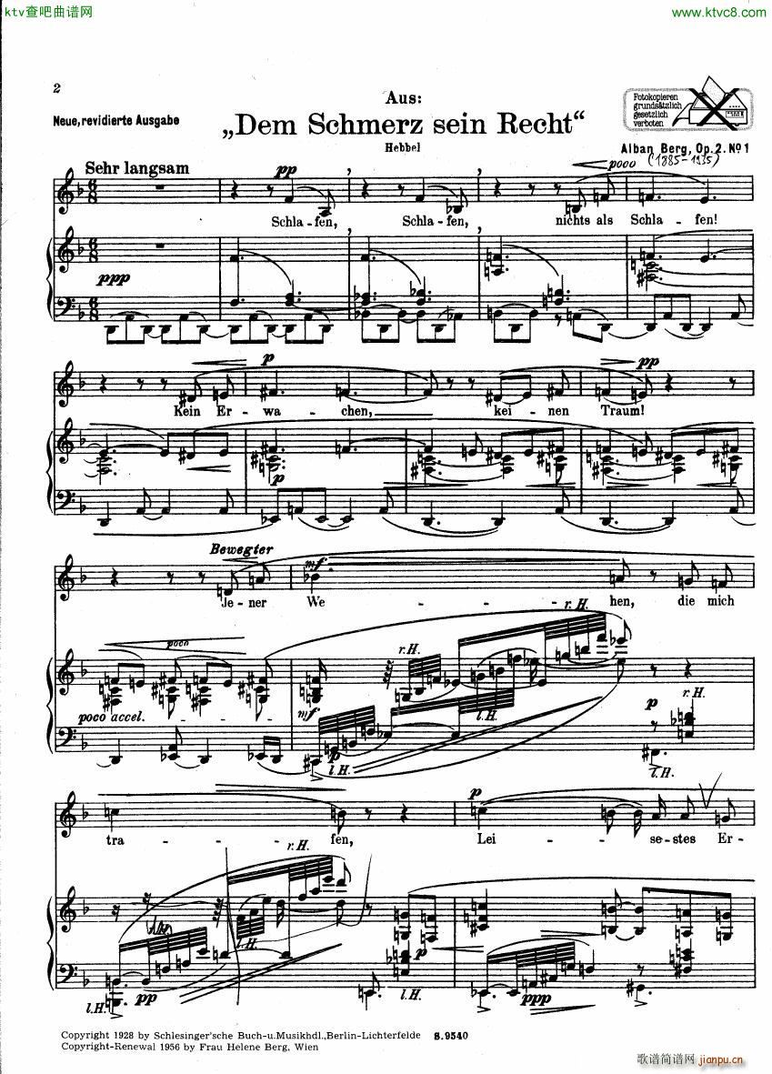 Berg Dem Schmerz sein Recht(����V)1