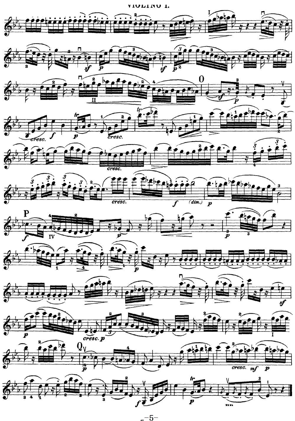Mozart Quartet No 17 in Bb Major K 458 Violin 1(ʮ�ּ�����)5
