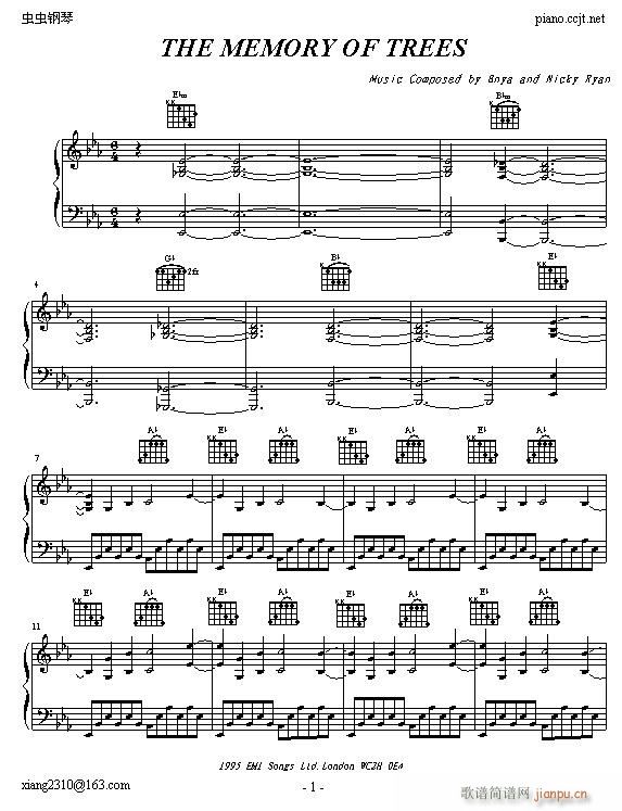 THE MEMORY OF TREES(����V)1