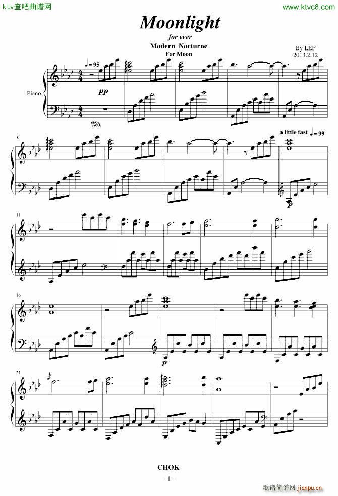 Song For Friends Piano Solo(����V)1