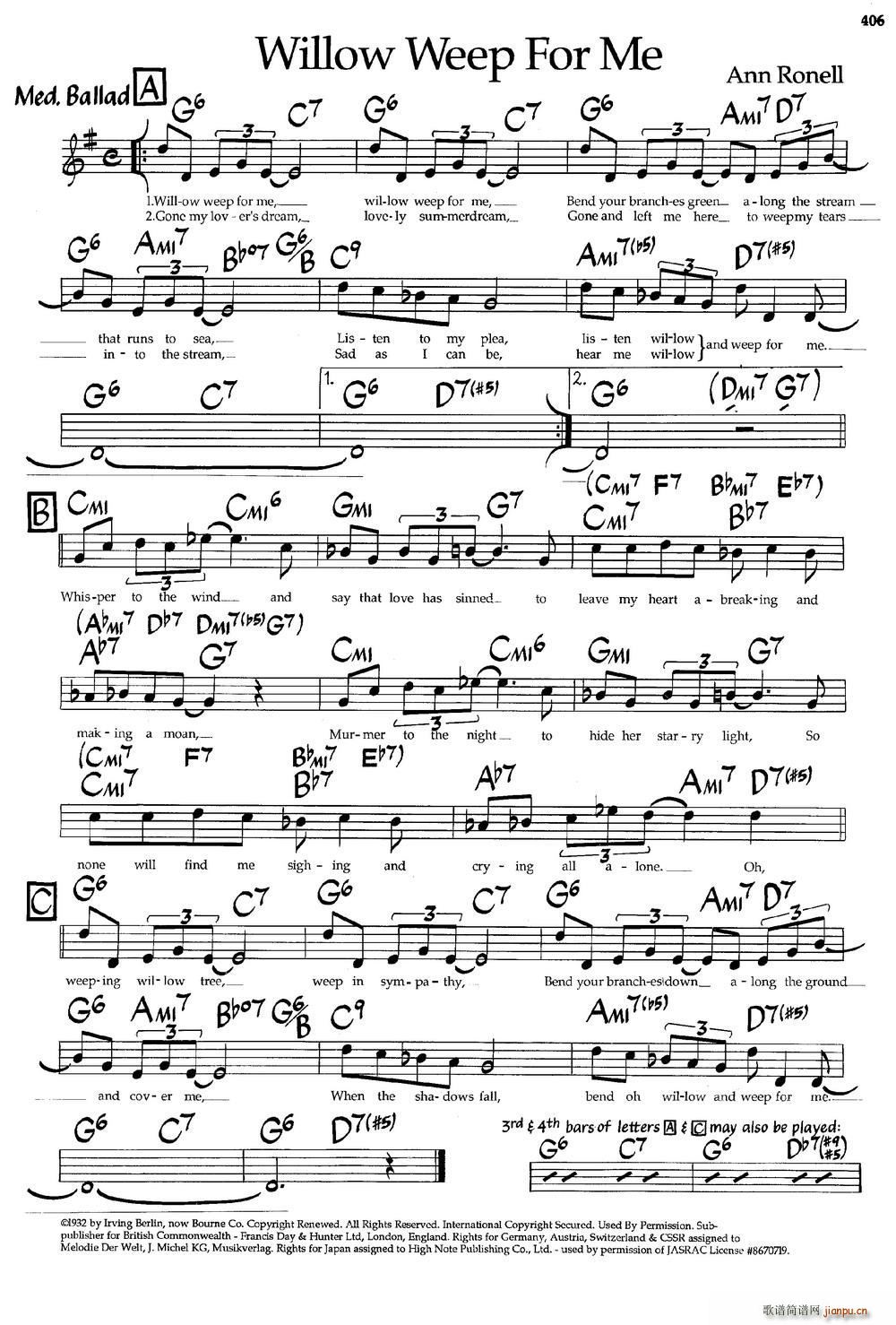 Willow Weep For Me ��ʿ�����(����V)1