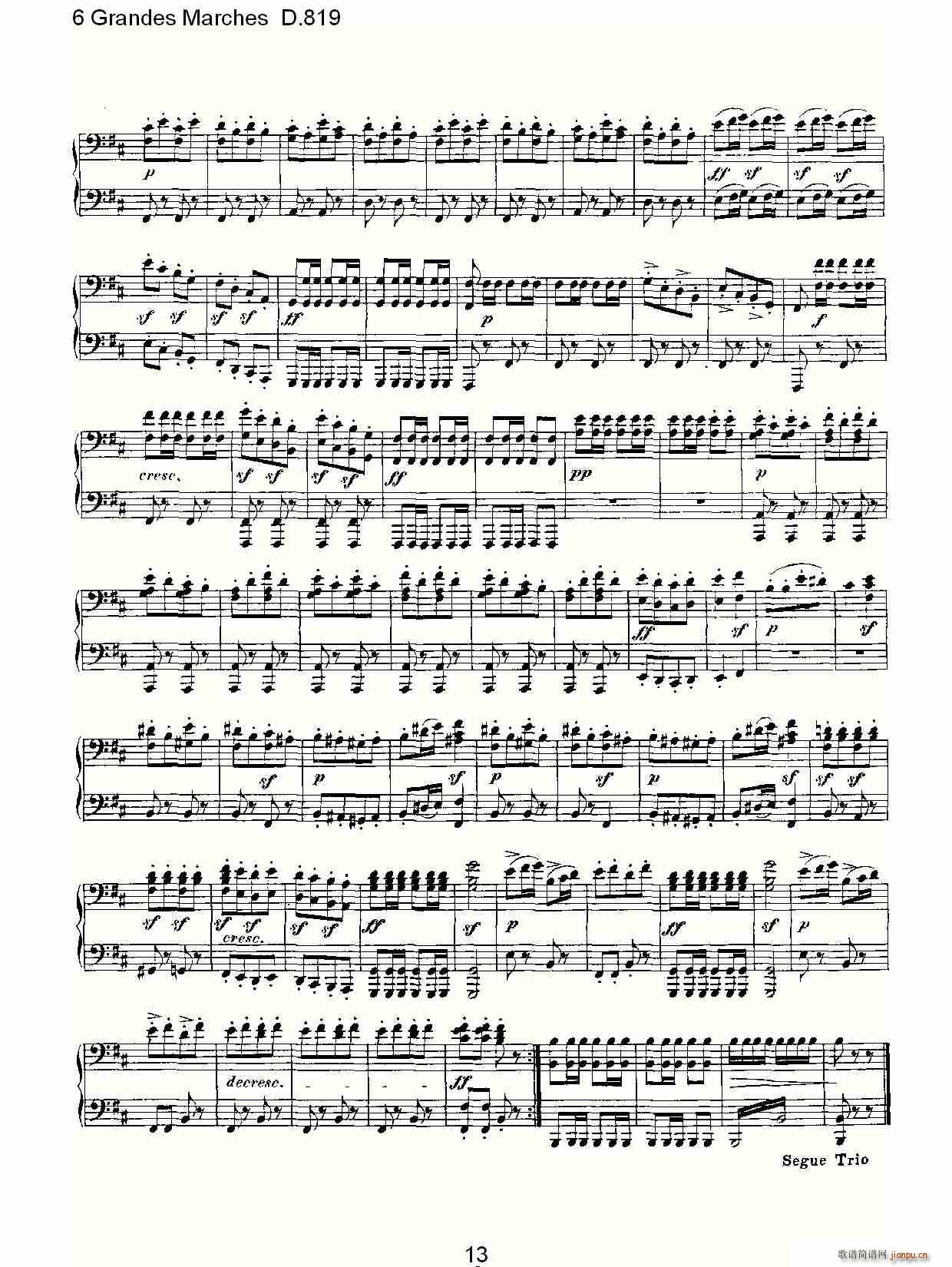 6 Grandes Marches D.819(ʮ�ּ�����)13