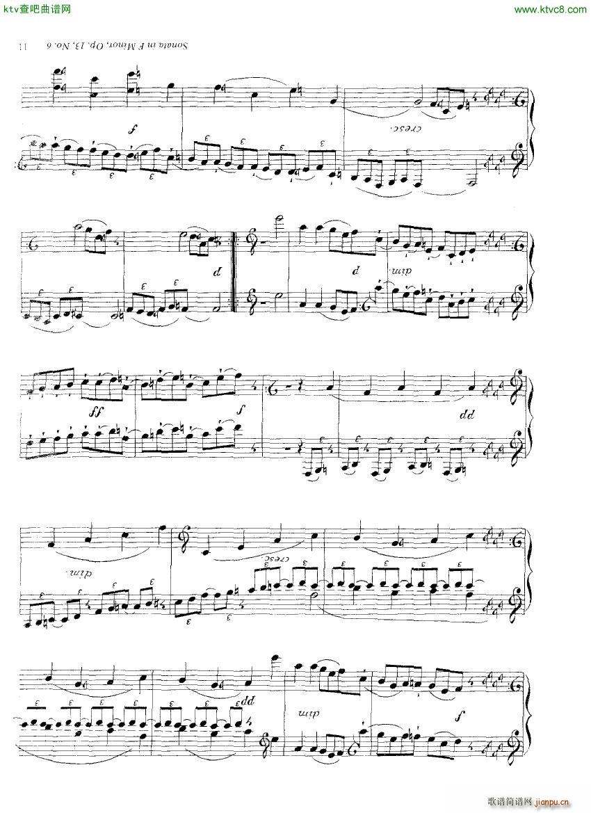 Clementi 13 6 Sonata Fminor 1 2(����V)3